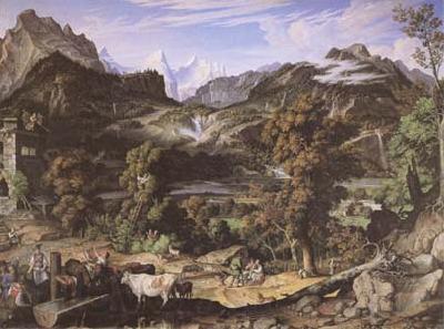 Joseph Anton Koch Seiss Landscape (Berner Oberland) (mk09)